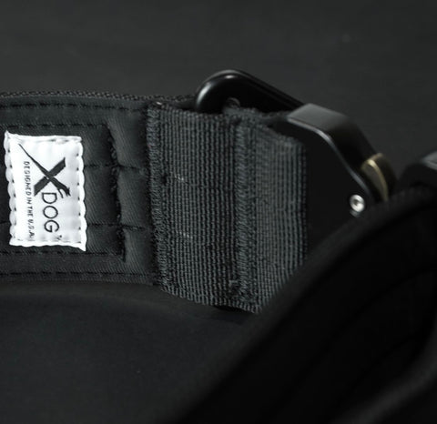XDOG™ Heavy Duty Collar (Neoprene Material, Cobra-Buckle, Classic Black)