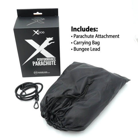 XDOG™ Performance Speed Parachute, Dog Parachute Training Attachment.